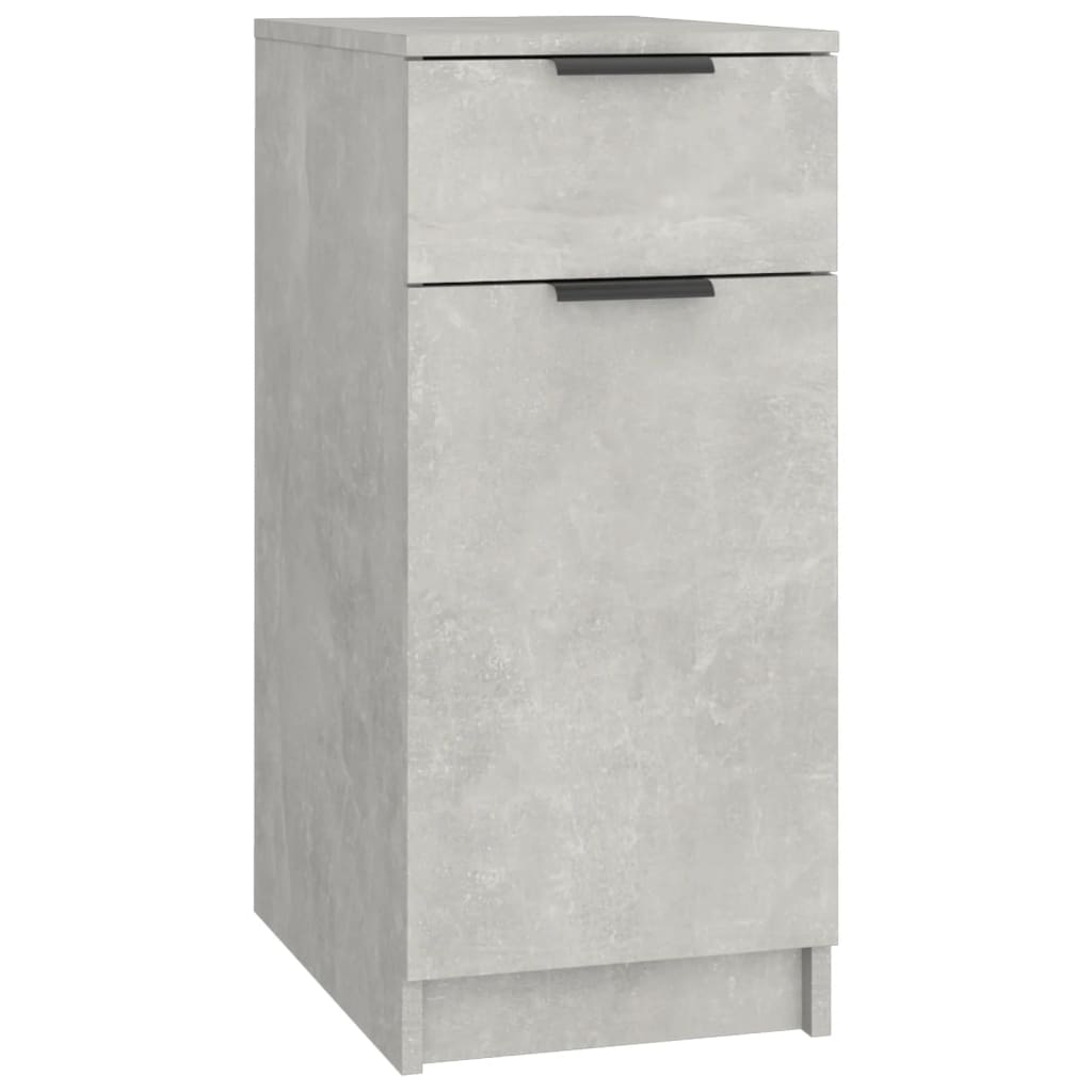 Desk Cabinet Concrete Grey 33.5x50x75 cm Engineered Wood